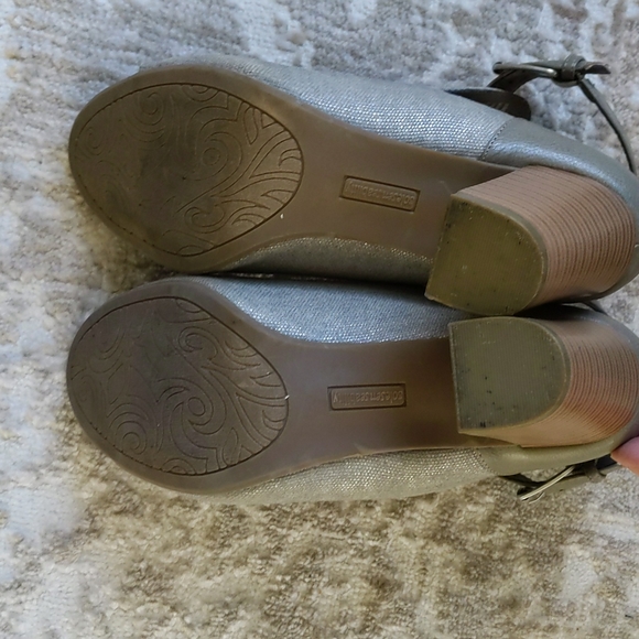 Sole Senseability Memory Foam Open Toe Ankle Booties 8.5M Green Gray - Picture 16 of 16